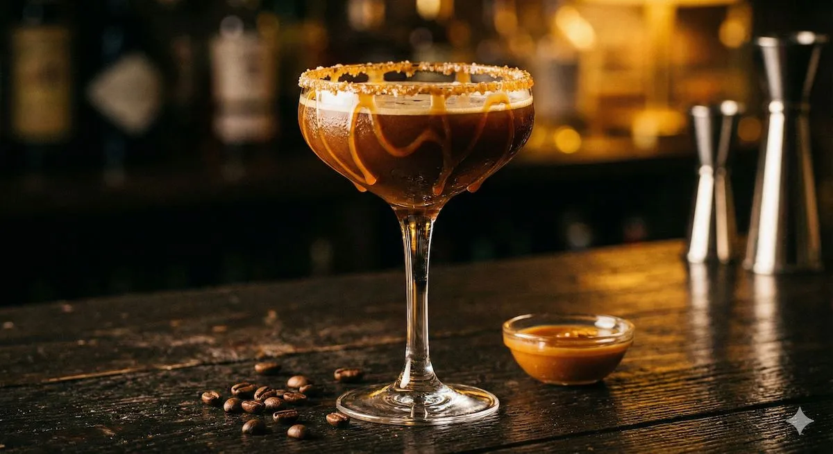 Salted Caramel Espresso Martini